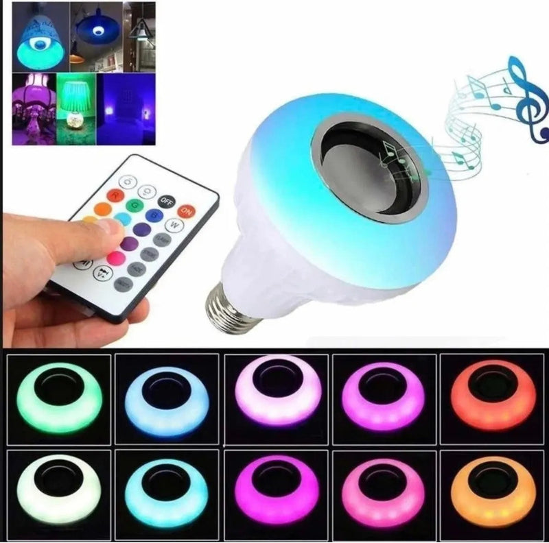 BOMBILLO PARLANTE LED BLUETOOTH