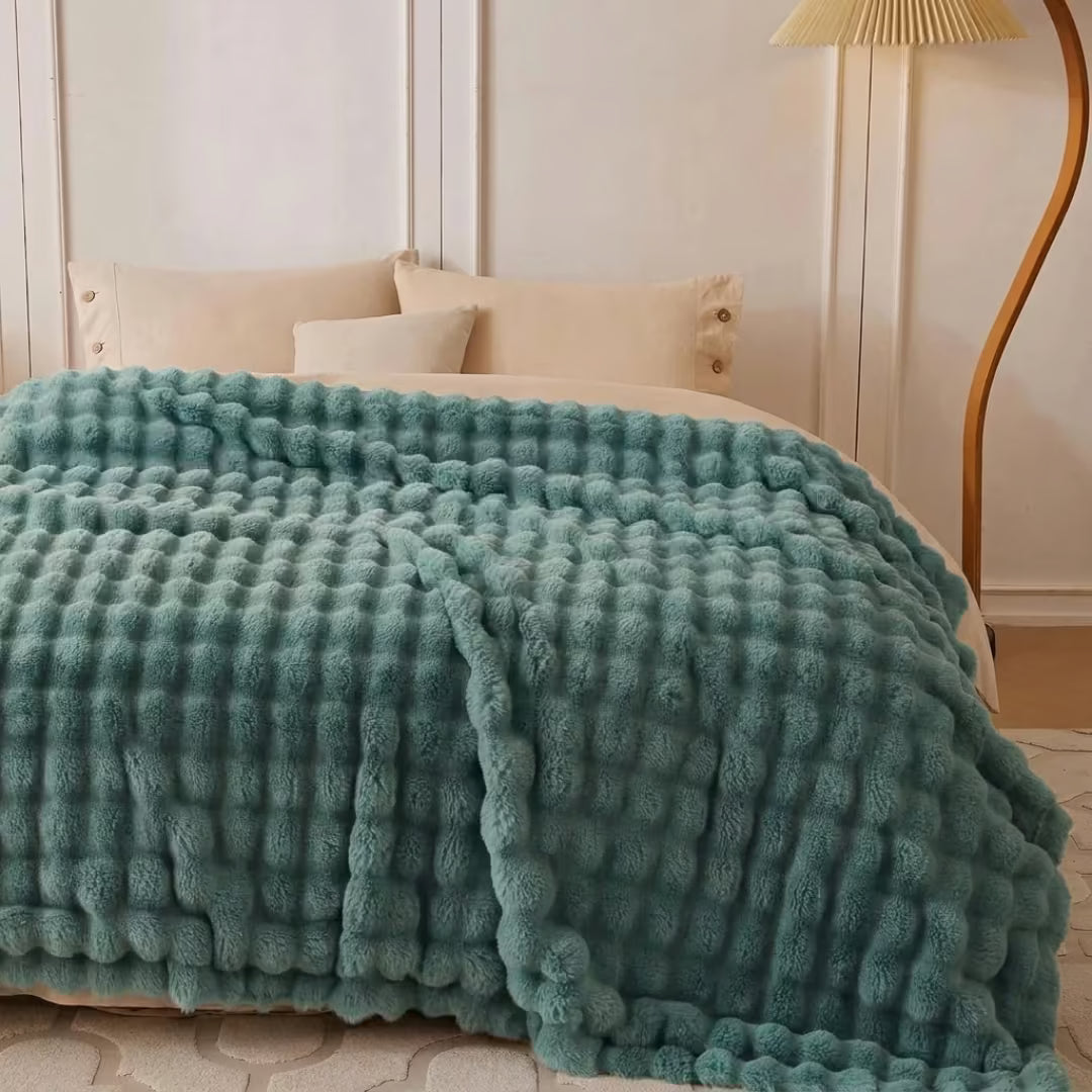 Cobanas™ | Cobija Piel de Conejo King Size - 200x220 cm