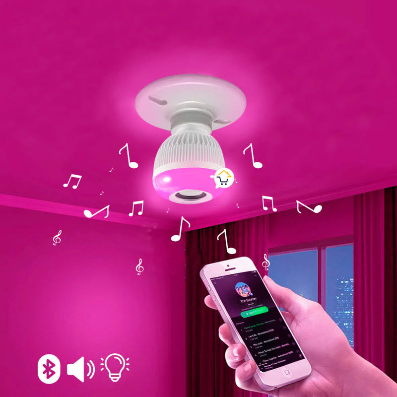 BOMBILLO PARLANTE LED BLUETOOTH